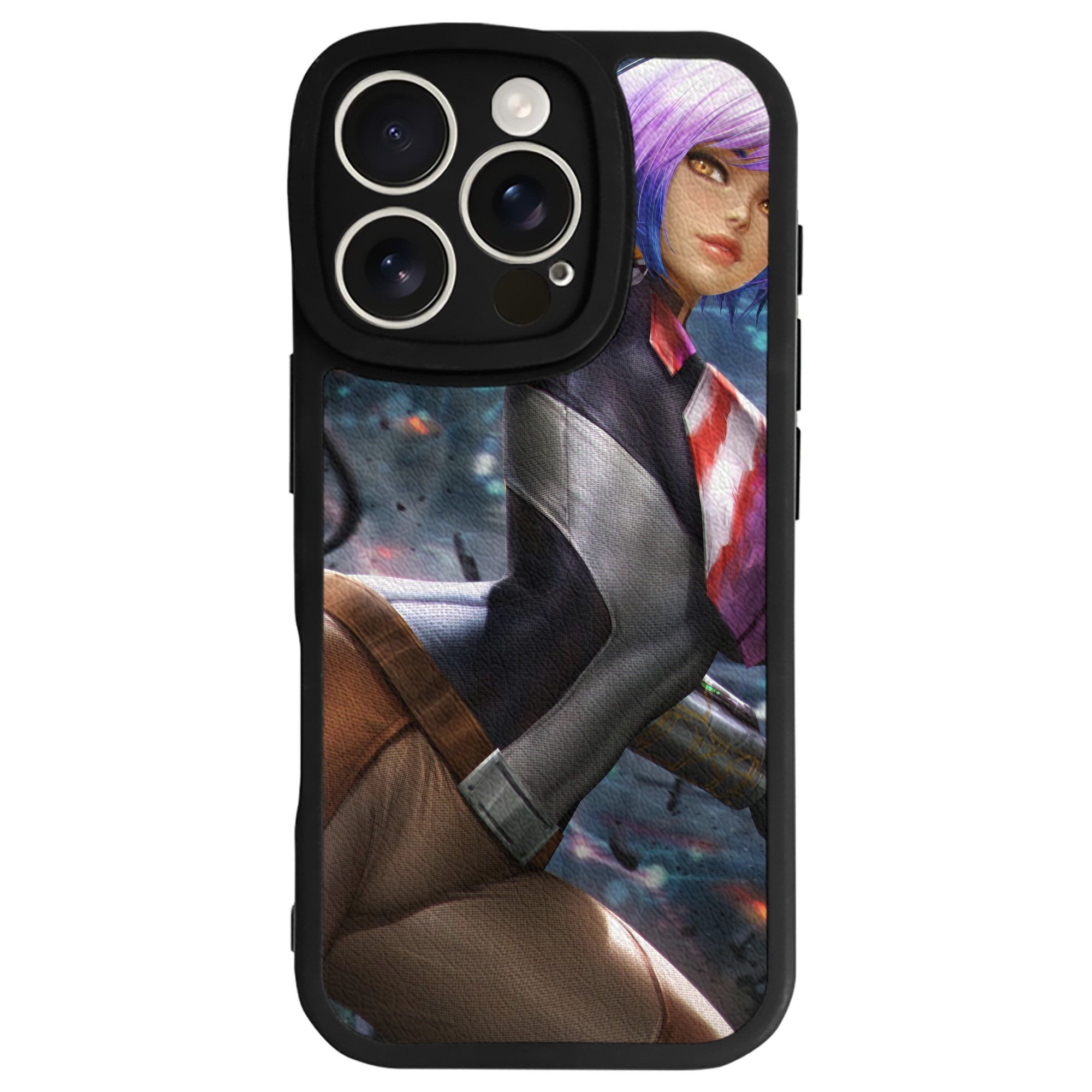 （画像用） スター・ウォーズ Star Wars 【iPhone 16シリーズ対応】シリコンスマホケース（レザー調） 材質：シリコン